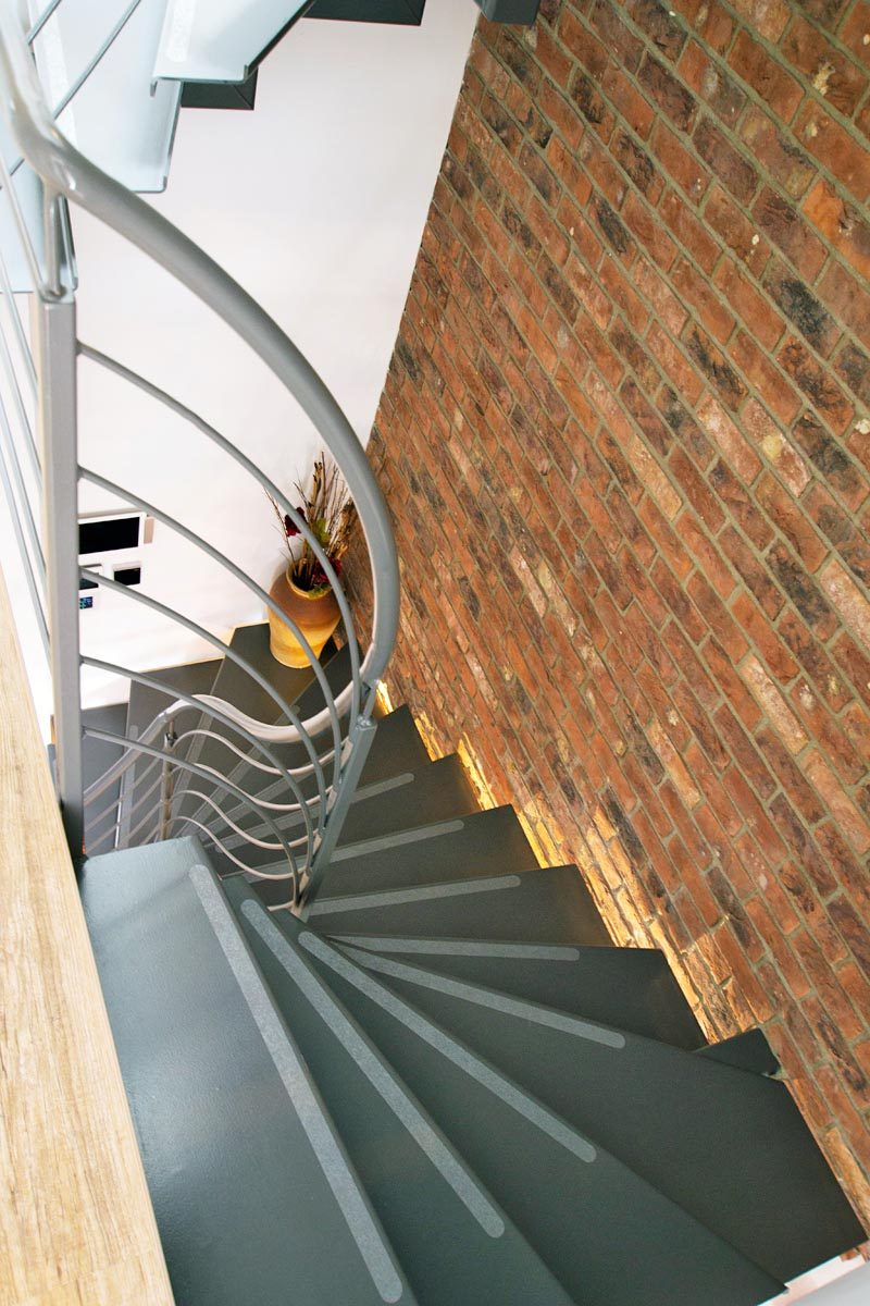 moderne Wendeltreppe